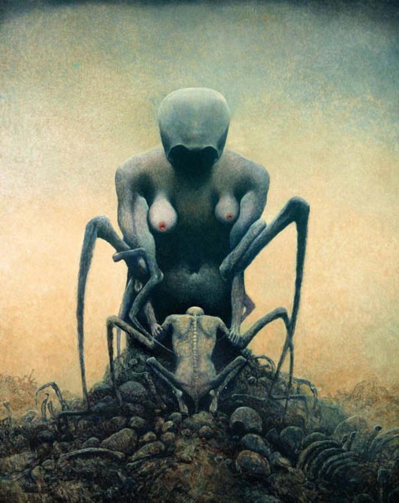 으시시한 환시미술의 거장 '지슬라브 백진스키(Zdzisław Beksiński)' | 인스티즈