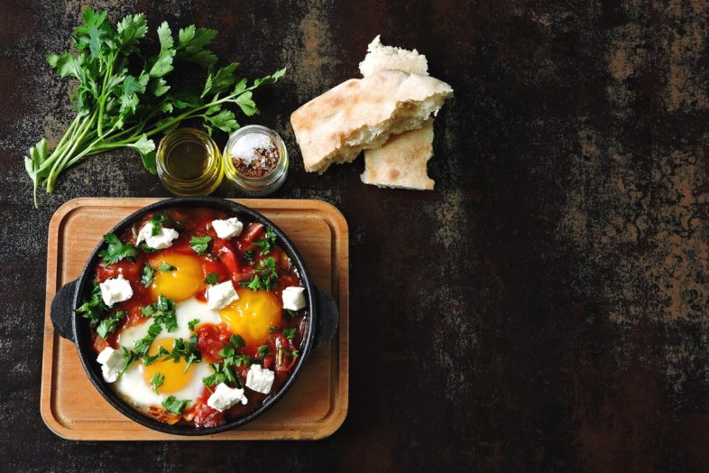 Shakshuka με φέτα